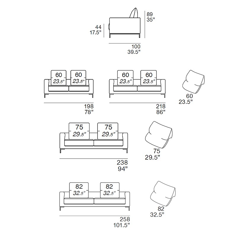 Tape Sofa  - Gorini 
