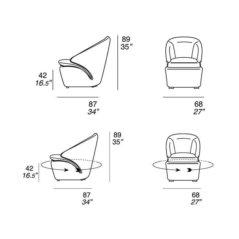 Trevor Armchair  - Gorini 