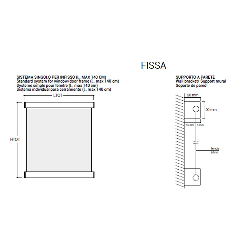 Fissa Panel Blinds  - Tao 