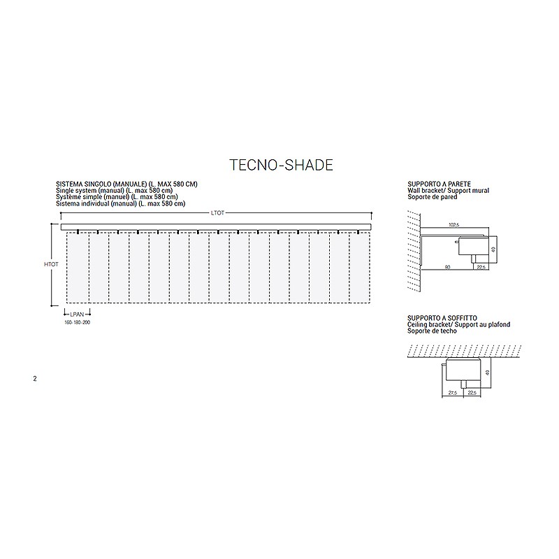Techno Shade Panel Blinds  - Tao 