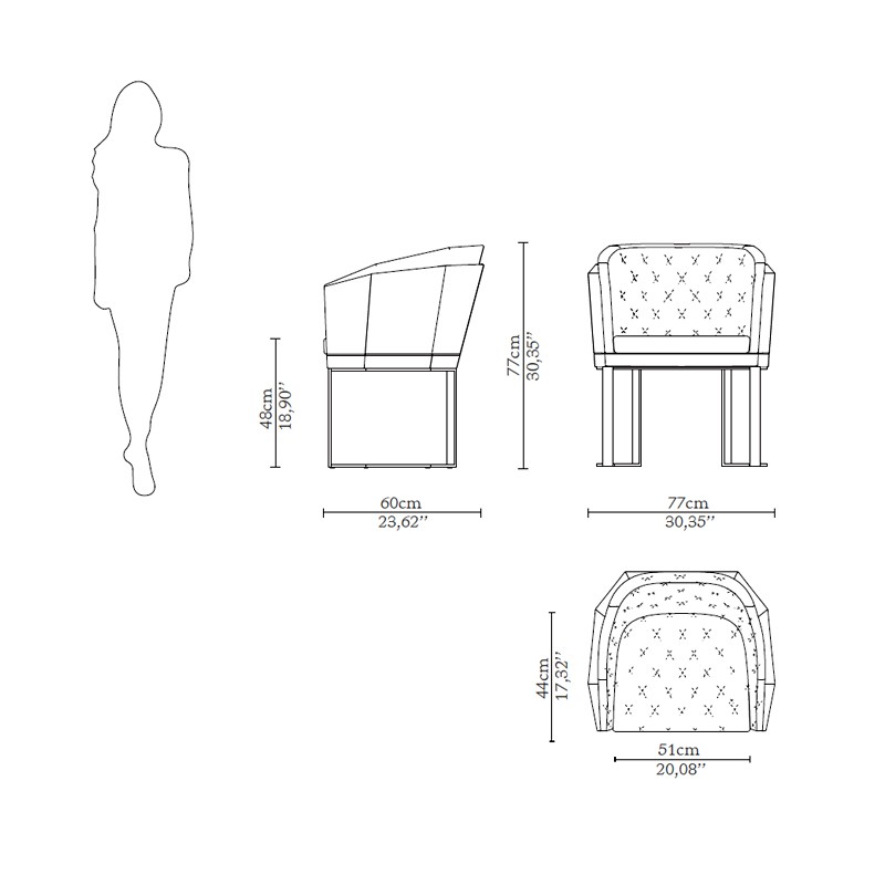 Anguis Armchair  - Luxxu 
