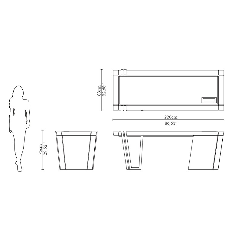Apotheosis Executive Desk  - Luxxu 