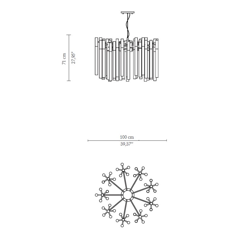 Burj Chandelier  - Luxxu 