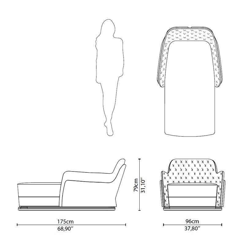Charla Chaise Longue  - Luxxu 