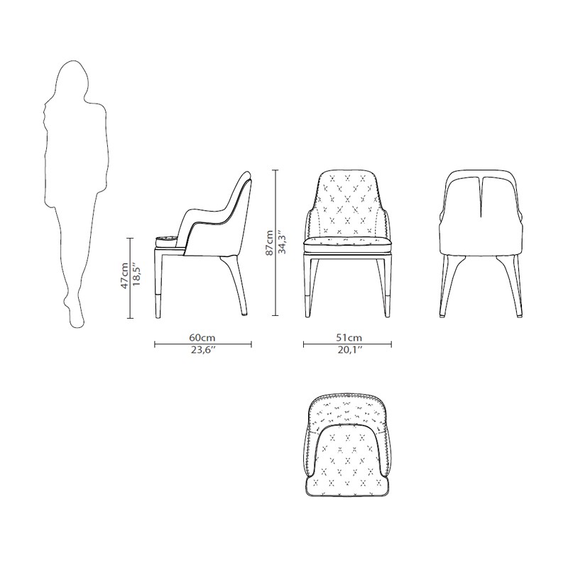 Charla Dining Chair  - Luxxu 