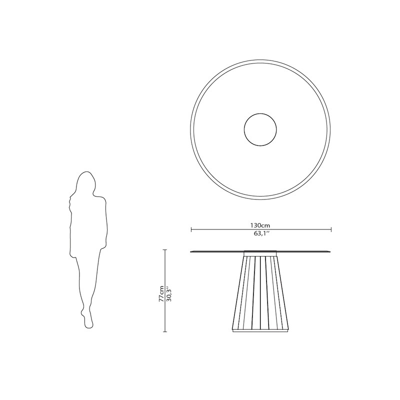 Darian Dining Table  - Luxxu 