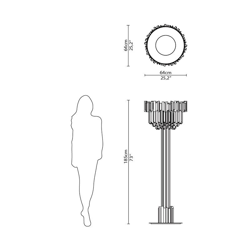 Empire Floor Lamp  - Luxxu 