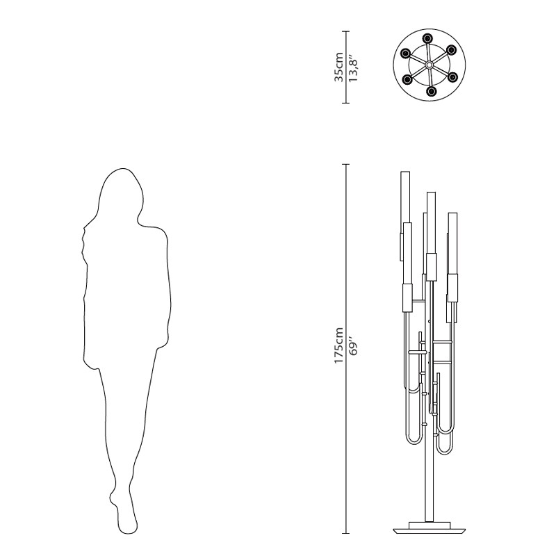 Gala Floor Lamp  - Luxxu 