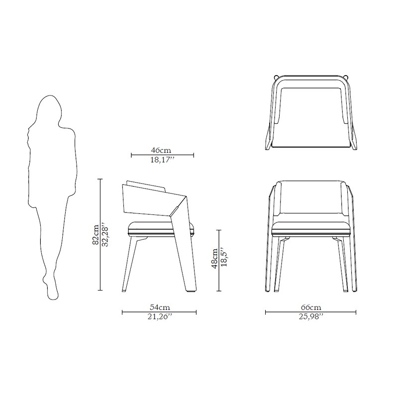 Galea Dining Chair  - Luxxu 
