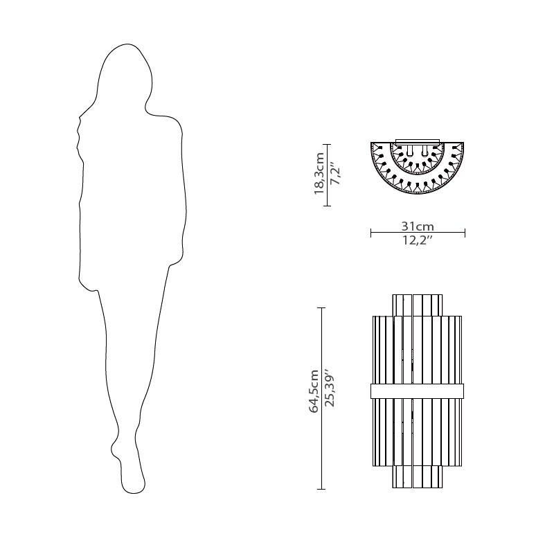 Liberty I Wall Lamp  - Luxxu 