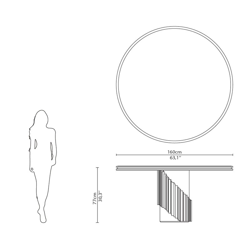 Littus Dining Table  - Luxxu 