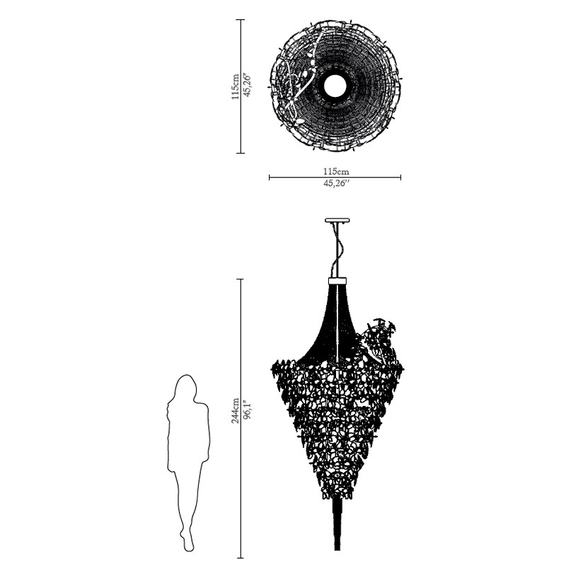 Mcqueen II Chandelier  - Luxxu 