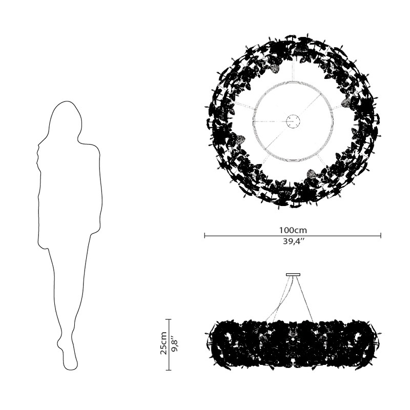 Mcqueen Round Chandelier  - Luxxu 