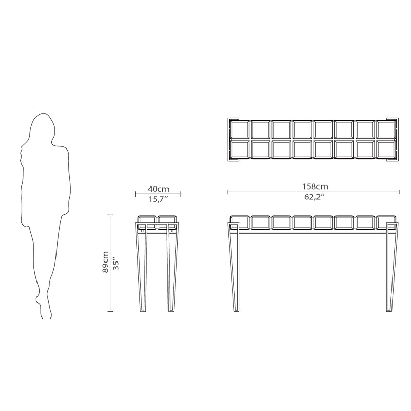 Nubian Console Table  - Luxxu 