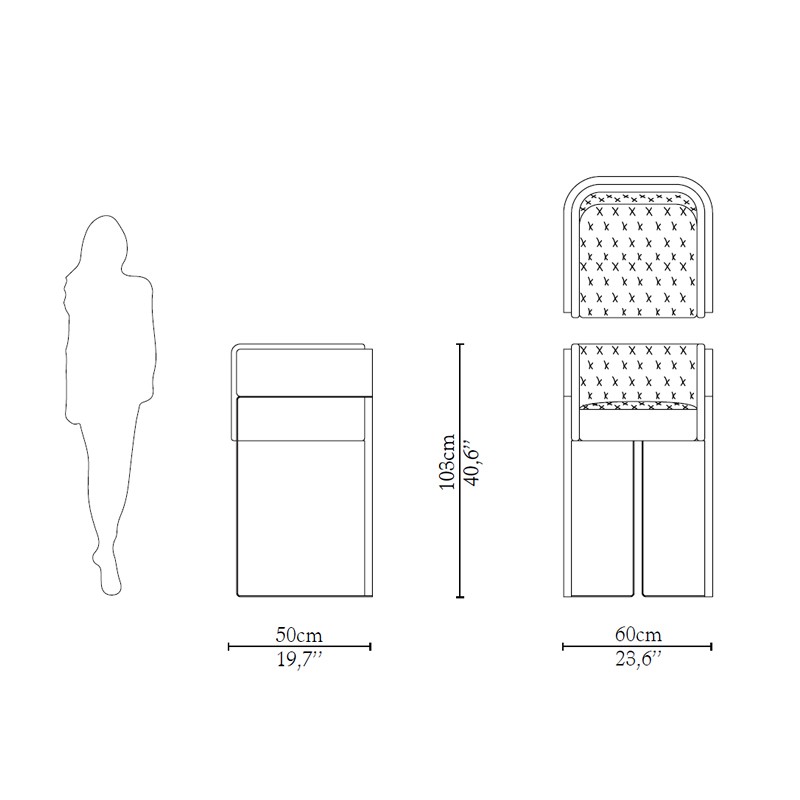 Nura Bar Stool  - Luxxu 