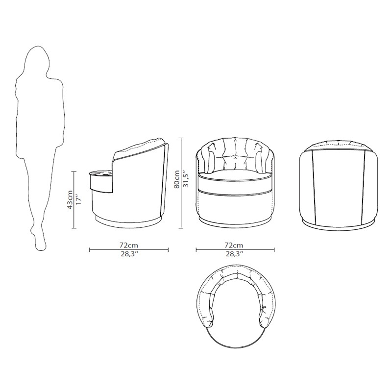 Otto Armchair  - Luxxu 