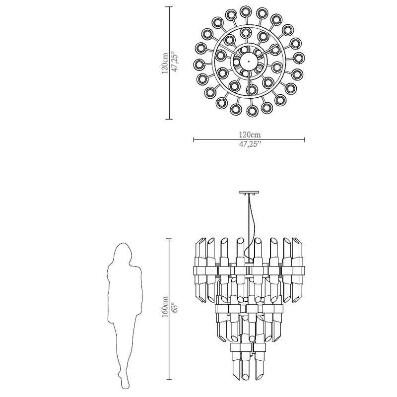 Tycho Chandelier  - Luxxu 