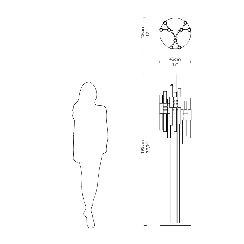 Waterfall Floor Lamp  - Luxxu 