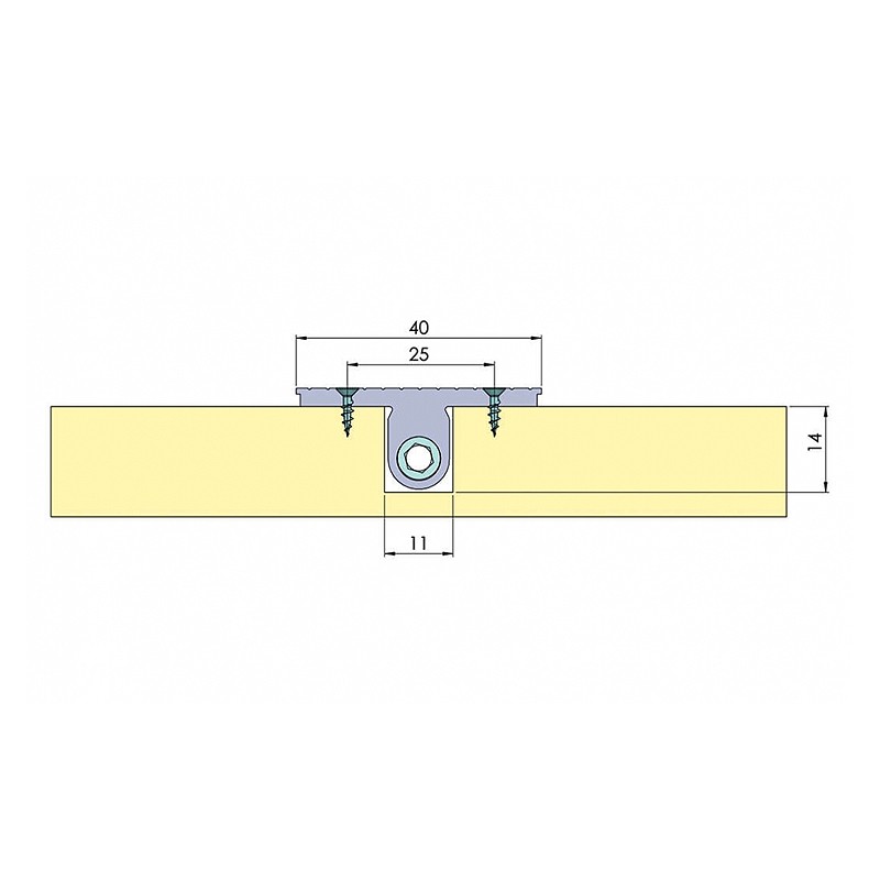 1 Aluminium Stretch Door Straighteners  - CAGBERK 
