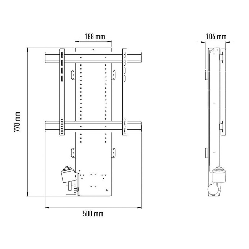 Tvc 2 Tv Lift  - CAGBERK 