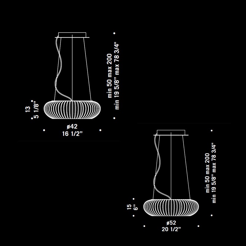 Cannettata Pendant Lamp  - De Majo 