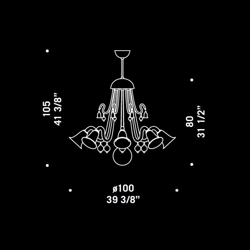 Impero Chandelier  - De Majo 