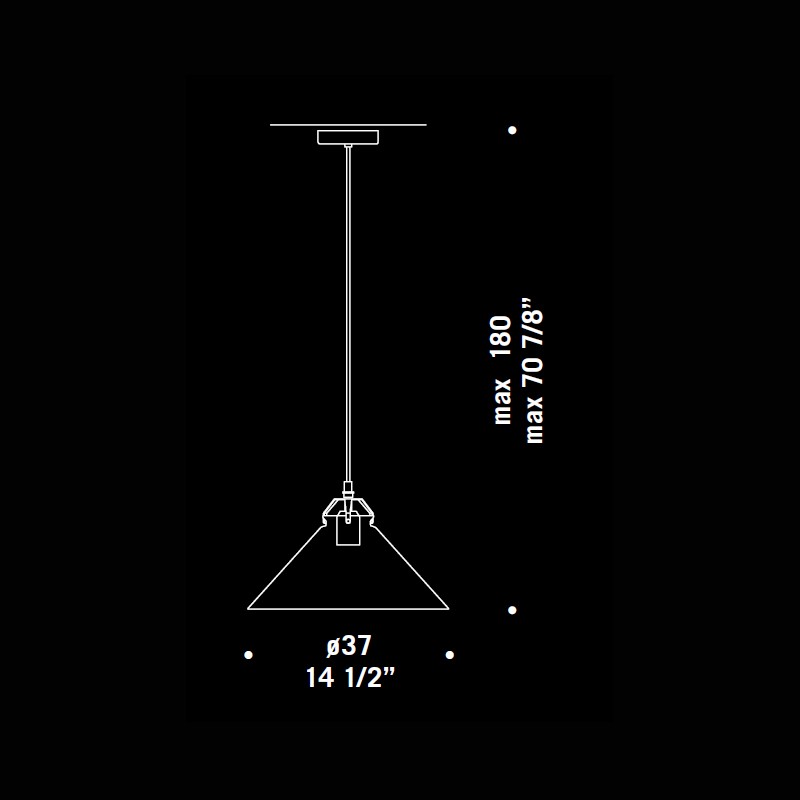 Tommy Pendant lamp  - De Majo 
