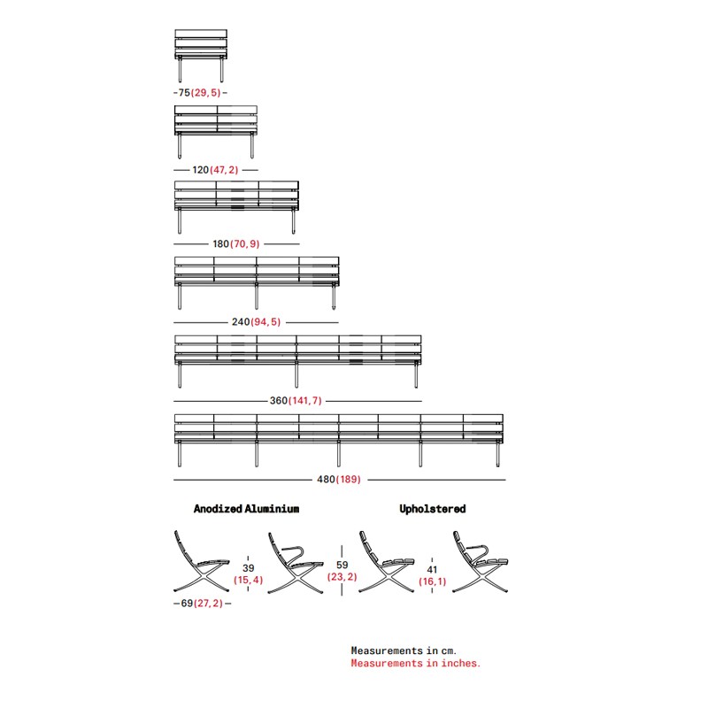 Bench B  - Barcelona Design 