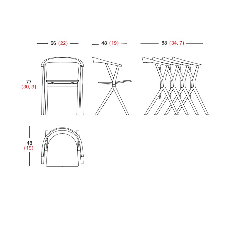 Chair B  - Barcelona Design 