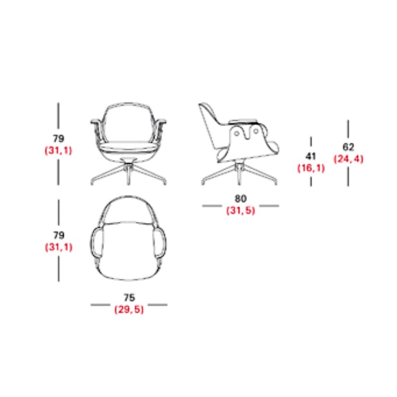 Low Lounger  - Barcelona Design 