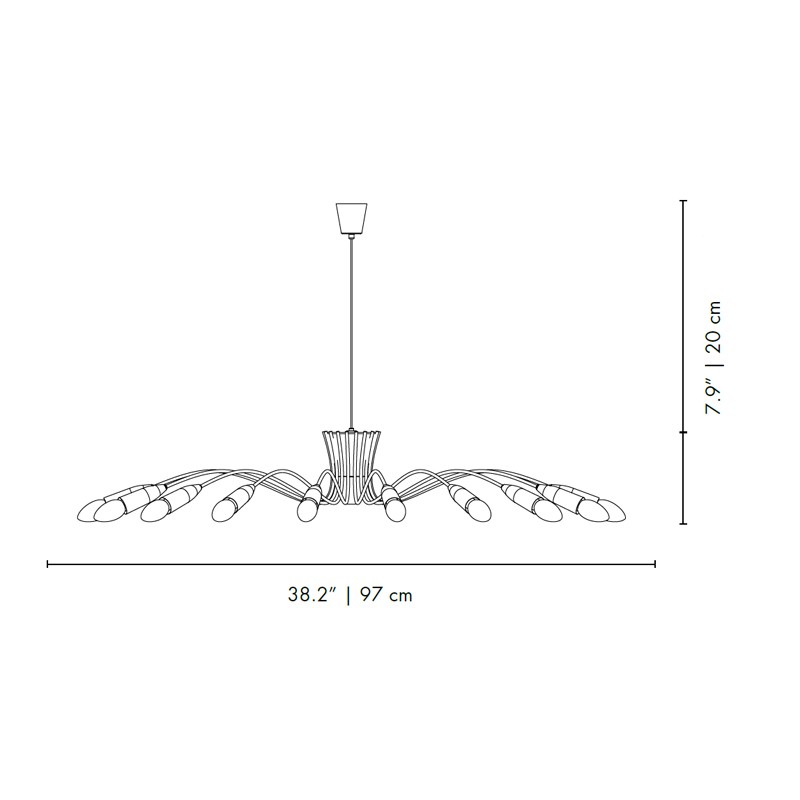 Norah Suspension Light  - DelightFULL 