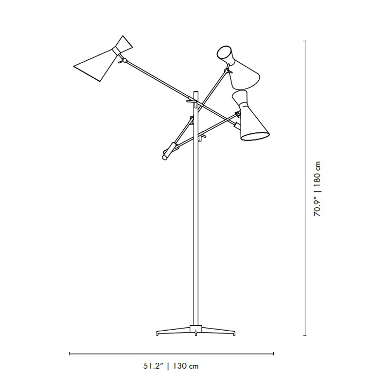Stanley Floor Lamp  - DelightFULL 