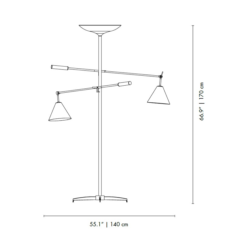 Torchiere Floor Lamp  - DelightFULL 
