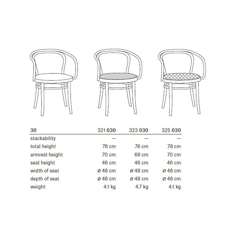 30 armchair  - TON 