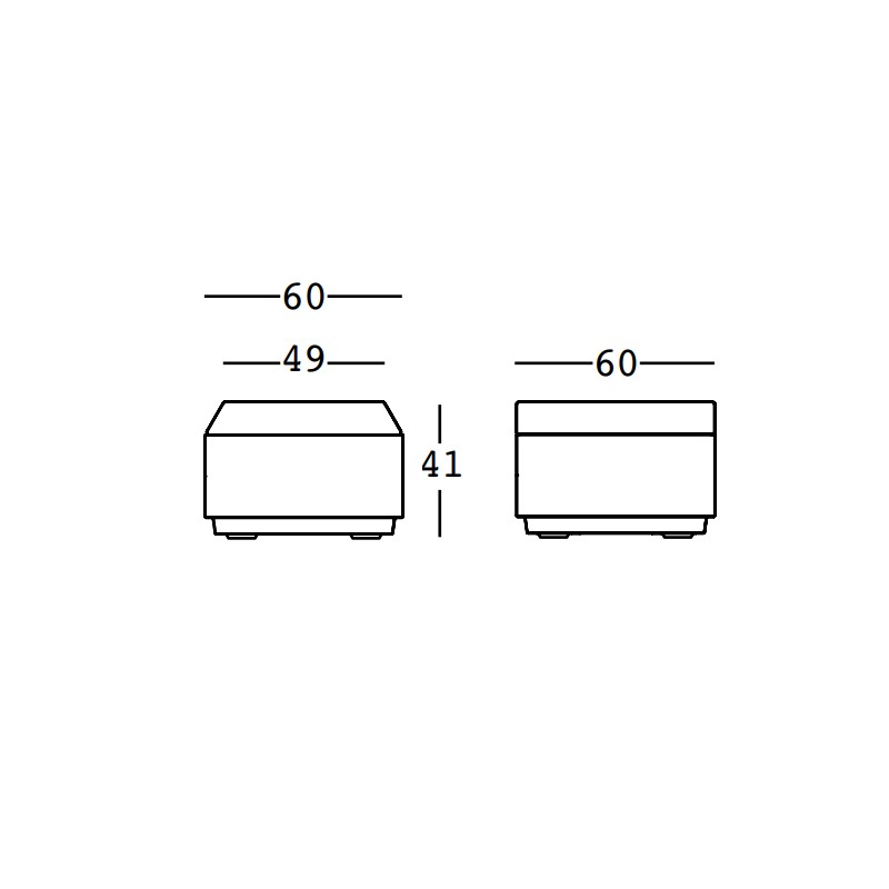 Big Cut Pouf  - Plust 
