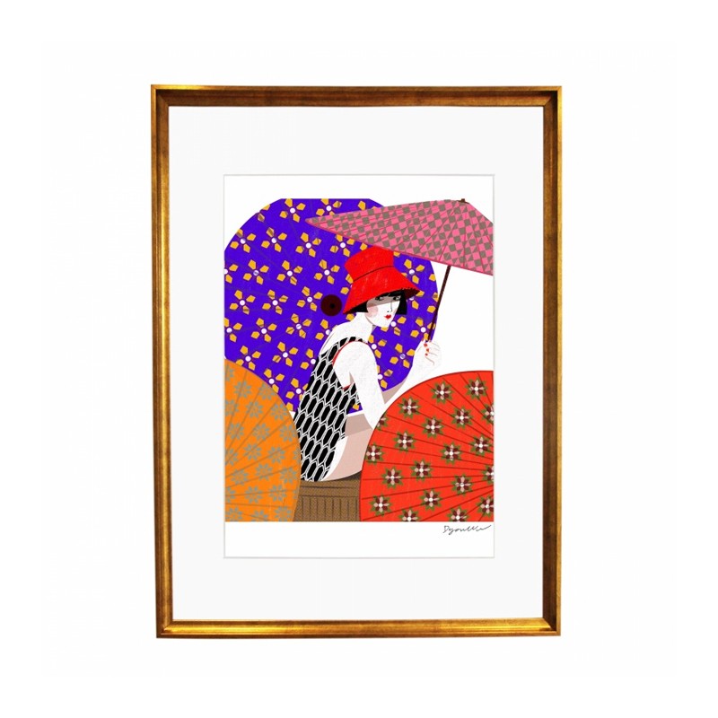 Girl Under Umbrella Mambo