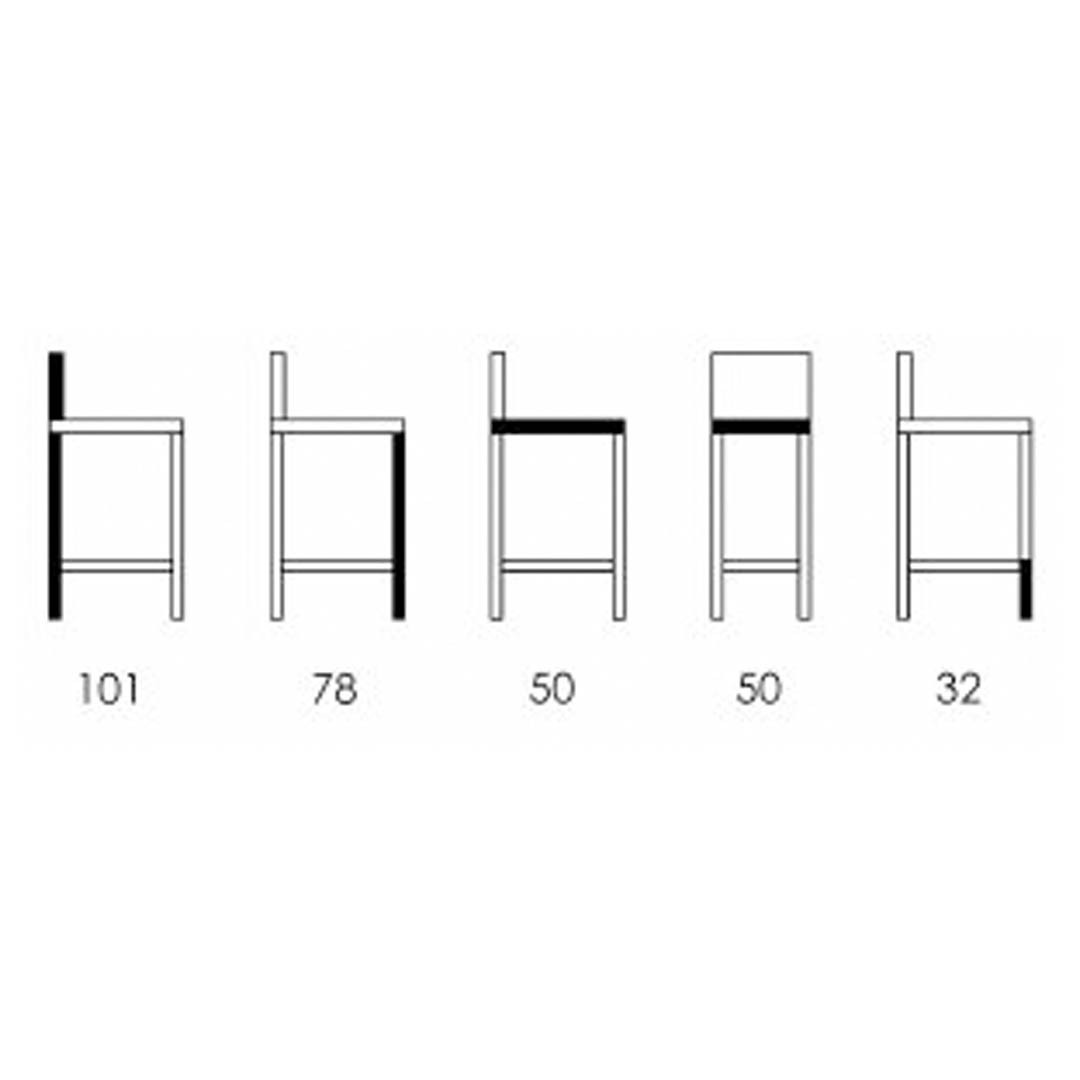 CABAS 6025 STOOL  - Palmira 