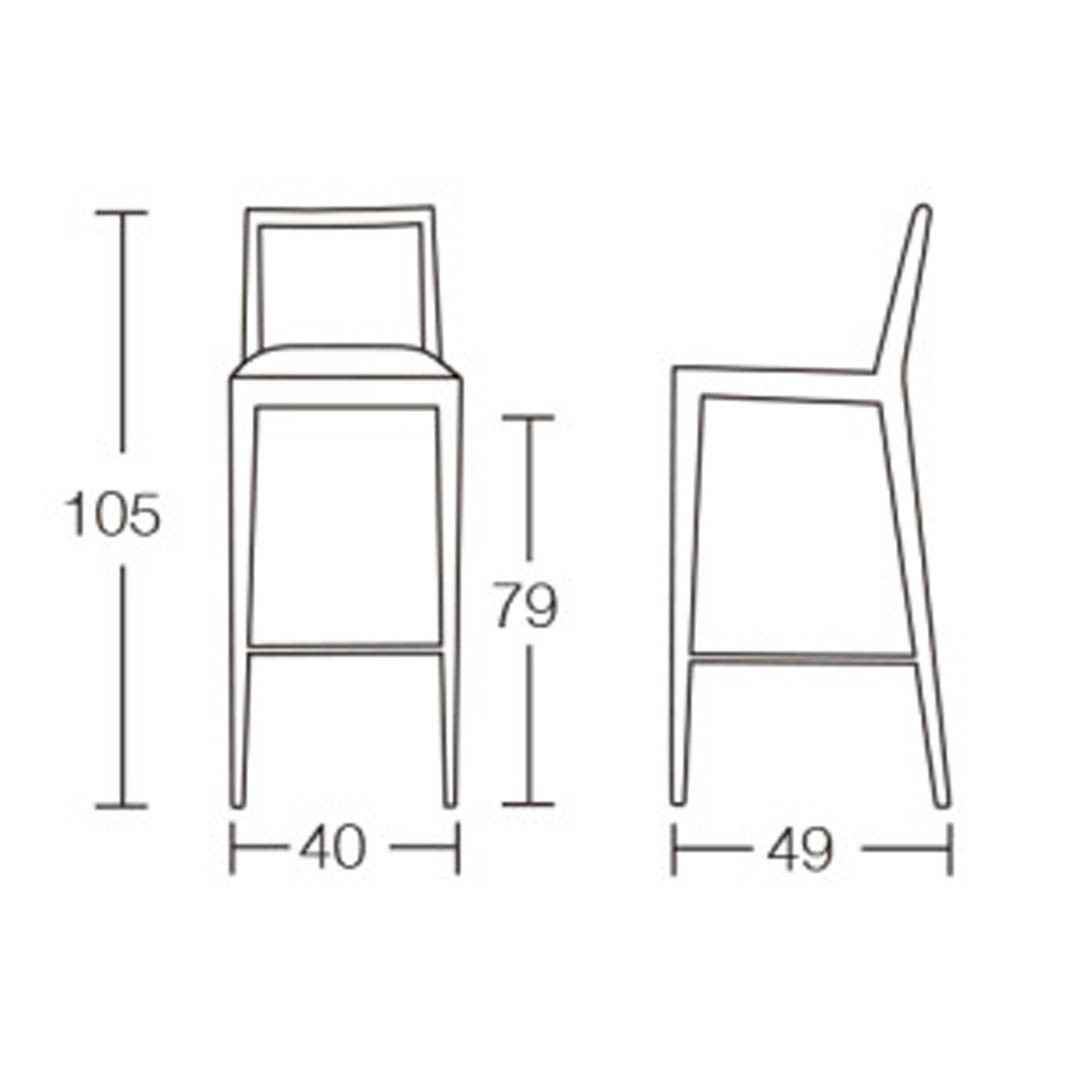 IBO 336 STOOL  - Palmira 