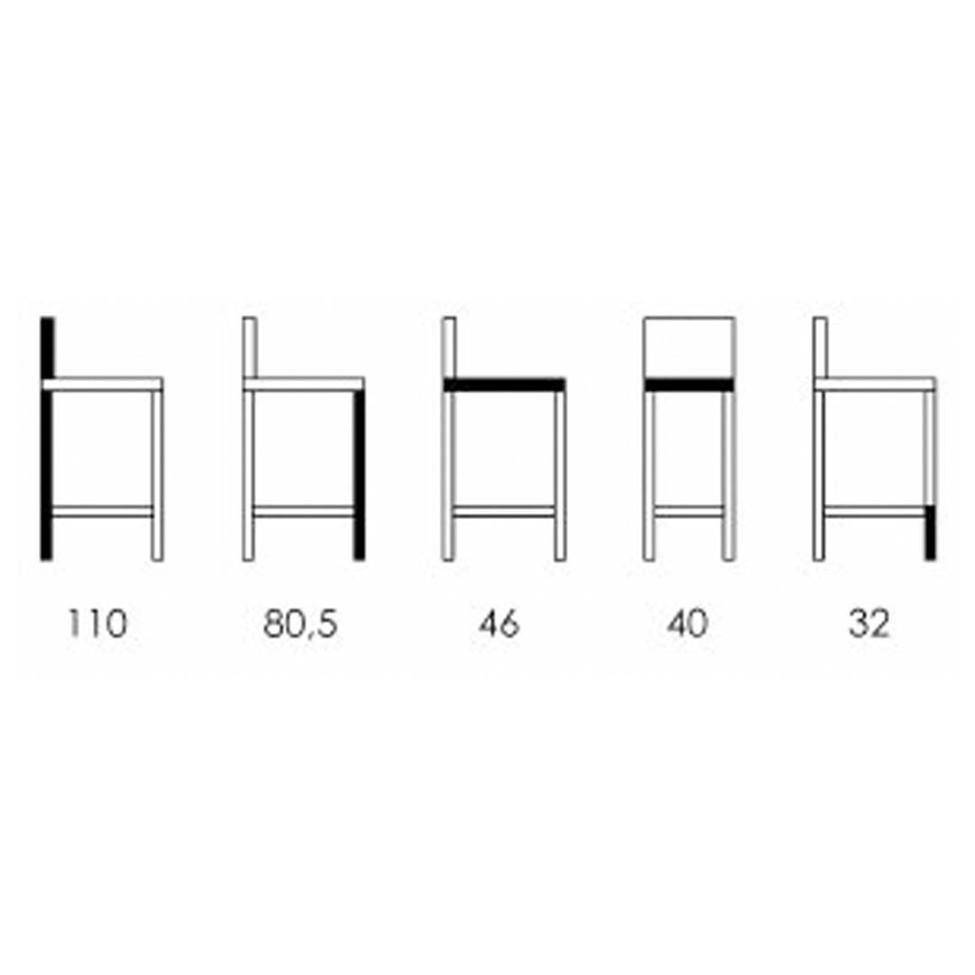 INDIAN 623 STOOL  - Palmira 
