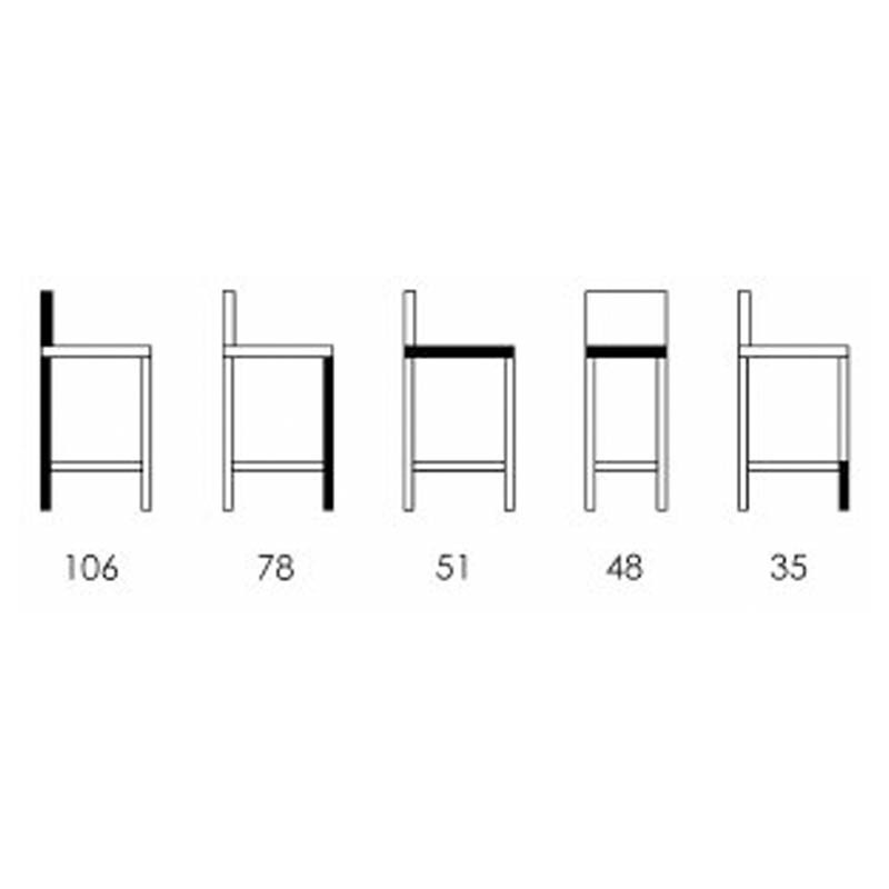 MOABI 5910 STOOL  - Palmira 