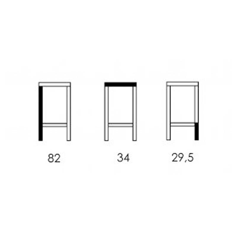 THUYA 6043-01 STOOL  - Palmira 