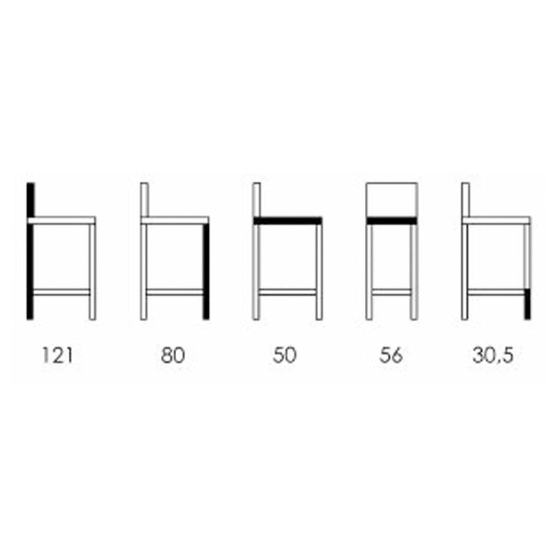 THUYA 6056 STOOL  - Palmira 