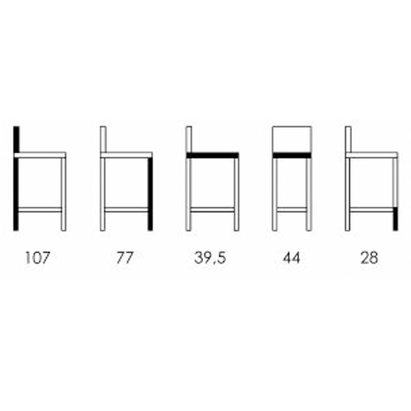 VERN 199 STOOL  - Palmira 