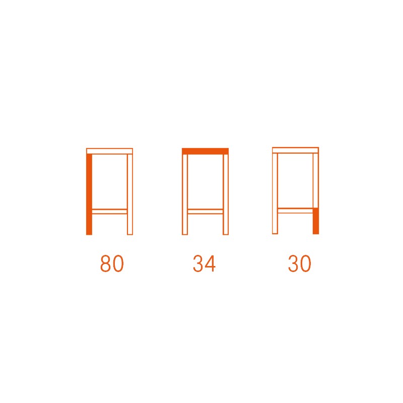 VERN 226 STOOL  - Palmira 