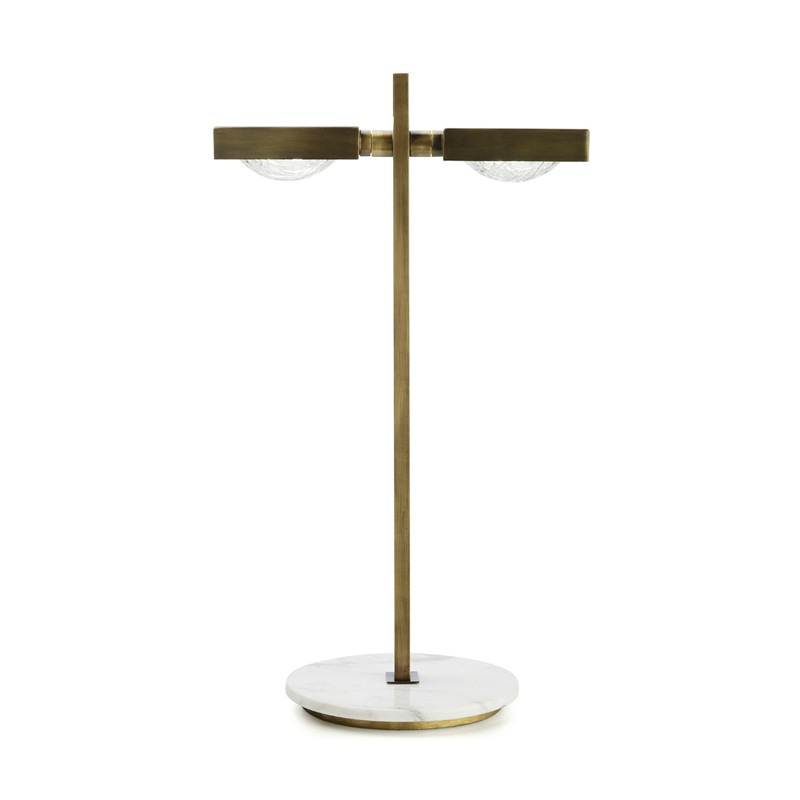 Cecile table lamp two lights Marioni
