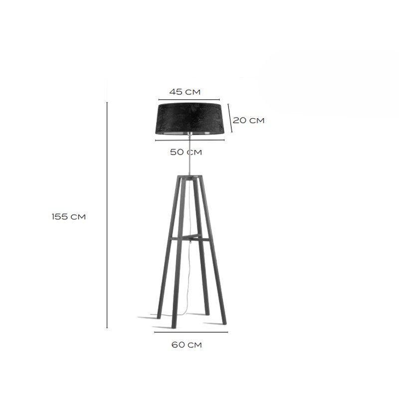 H2085 Wenge Shade Chic Black  - HIND RABII 
