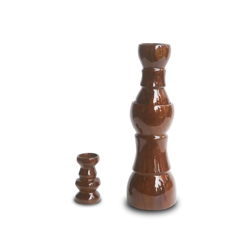 Hand Carved African 3 piece Minaret House of Avana