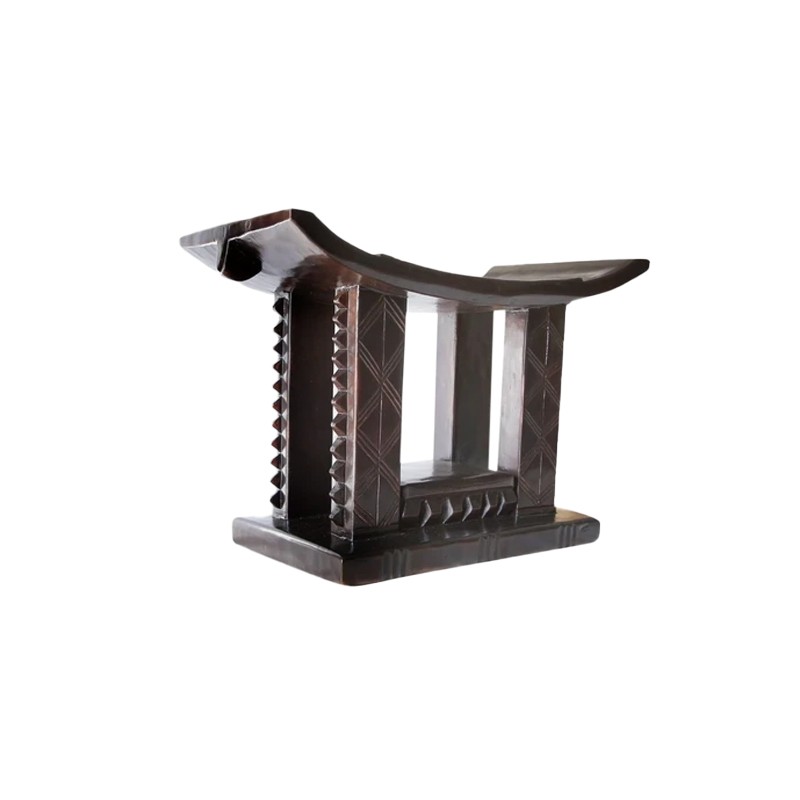 African Hand Carved Akan Ceremonial House of Avana