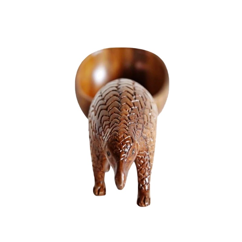 West African Hand Carved Anteater House of Avana