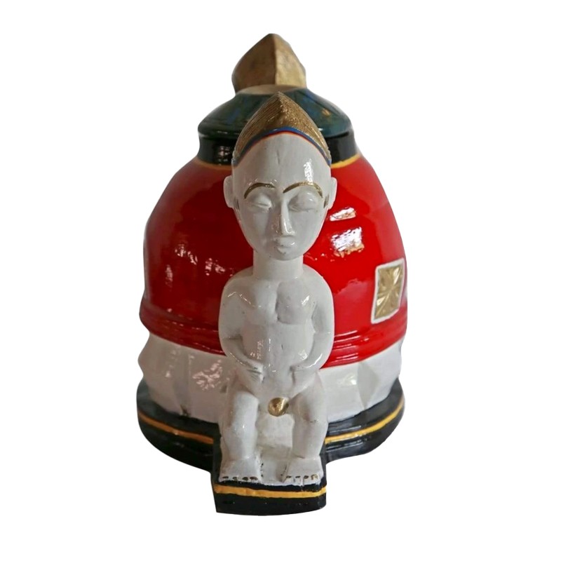 Hand Carved West African Peau Baule Revived  - House of Avana 
